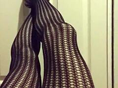 Stockings fetish video from April 10, 2017 😍