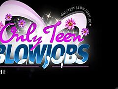 Blonde Teen Gives Electrifying Blowjob