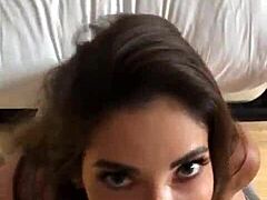 Clea Gaultier's sex tape with a stranger featuring blowjob and pov scenes