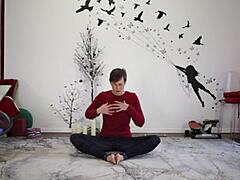 Yoga Lesson 355 With Mature Brunette Femdom And Big Ass