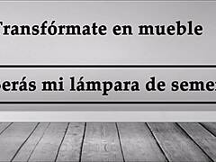 Transform Into Furniture, Be My Cum Lamp - Spanish JOI Game