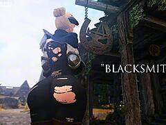 Skyrim Blonde Demon Gets Fucked Hard!
