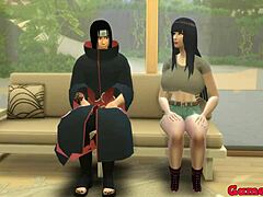 Itachi and Hinata's affair gets wild with hard anal action. She loves it filled with cum!