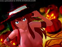 mmd happy halloween r18 by shidoyasha featuring halloween costumes and suggestive themes
