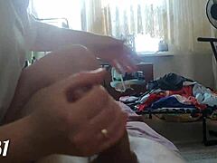 Redhead Handjob Makes Man Cum Hard