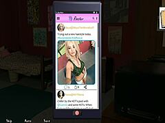 Blonde Maya Drinks Beer With Huge Tits!