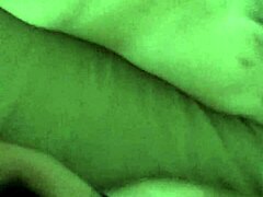 She has fun with friend while boyfriend is away.