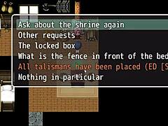 Tanned girl Natsuki achieves happy ending in hentai game episode