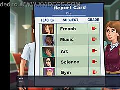 i admire my friend judith's tits in summertime saga