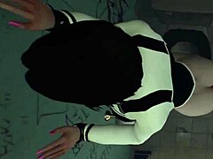 surprise gloryhole encounter with big cock in 3d anime