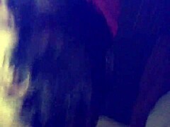 Curvy girlfriend bent over for homemade fun with a friend.