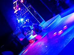 stripper performs at eds bar on titty tuesday in germany