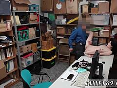 female cop first time suspect was caught crimson transferred by store