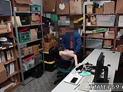 female cop first time suspect was caught crimson transferred by store