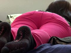 Toe Socks Turn Her On, Wanna See Her Hot Bedroom Fetish Play?