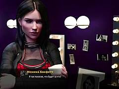 fashionbusiness boss girl undresses in 3d anime hentai game