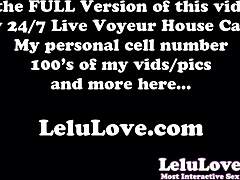 glam model upskirt & edging masturbation on live cam show - lelu love