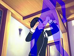 Kirito Receives Blowjob With Cumshot In Mouth In Sword Art Online Yaoi