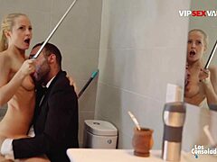 Blonde Babe Sicilia Gets Hardcore Pussy From Old Stud