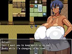 Tanned Girl Natsuki Hentai Game