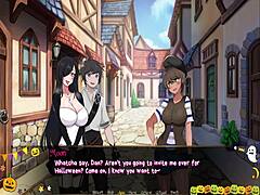 horror mansion episode 1 features footjob under desk in anime hentai game