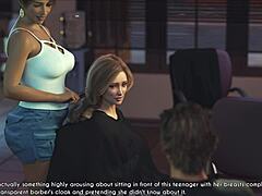 Wife and Stepmother in Intense Game Action