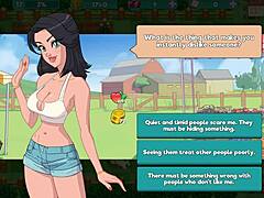 blonde femdom in nutaku booty farm hentai game part 19