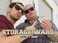 Wankz - Storage Wars Parody with Brunette Slut Babe in Emotional Hardcore