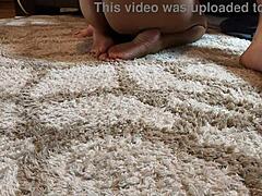 mandy mynxx owns ORAL on the COUCH with FEET play in hardcore mode!