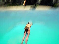 Beach Blowjob With Big Tits And Pussy Toys