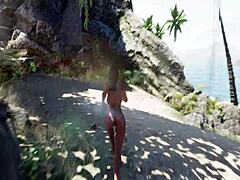 Beach Blowjob With Big Tits And Pussy Toys