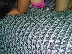 Wife whore enjoys anal creampie.