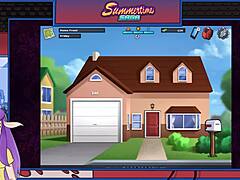 summertime saga part 12 with goth teacher cosplay