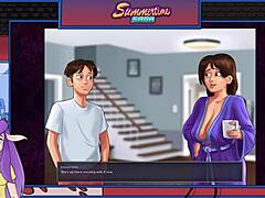 summertime saga part 12 with goth teacher cosplay