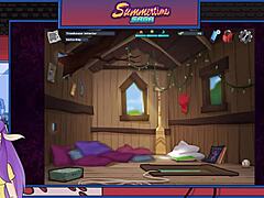 summertime saga part 12 with goth teacher cosplay