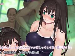 Swimsuit anime girls in bikini