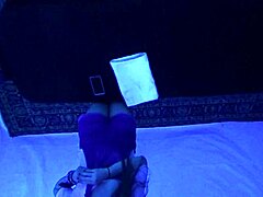 Gigi Breeze Receives Top Blacklight Massage Under Black Lights