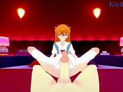 Rei and Asuka have intense sex