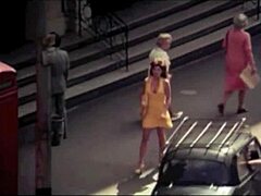 Check out this vintage scene with black pussy and white cocks.