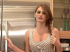 Faye Reagan swallows cum after blowjob