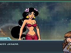 akaburs star channel part 18 jasmine trains hermoine in hentai game