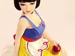 158 cm Sex Doll Adele Gets Her Big Tits and Tight Pussy Worked Over Hard