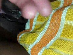 black pussy squirts during orgasm with girlfriend and friend