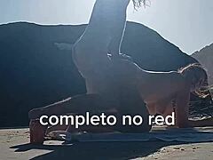 Found this hot chick naked at the beach! 😍