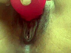 Ebony Teen Teases with Juicy Pussy Play