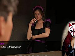 Kate In Stockings And Cosplay Maid Costume