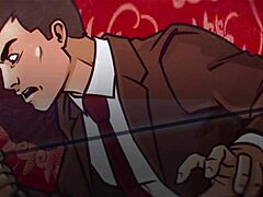 Blonde secretary calls for vagina sex with toys