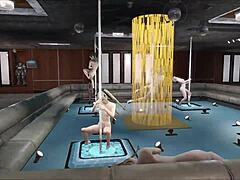 fallout 4 multi pole dance action! 🕺