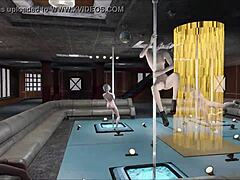 fallout 4 multi pole dance action! 🕺