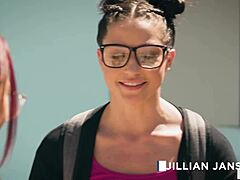 Bitchy girls dominate nerd teen in wild lesbian orgy! 🔥